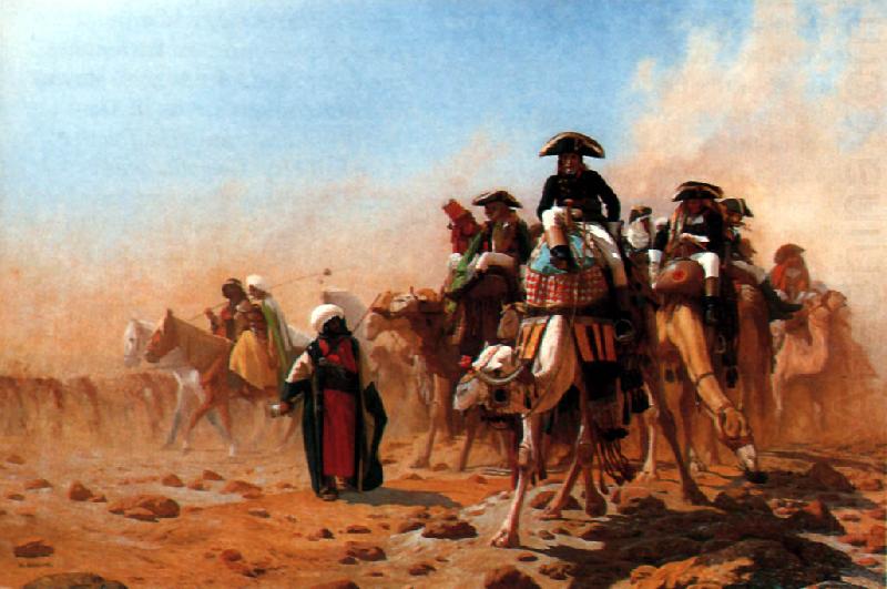 Jean Leon Gerome Napoleon and his General Staff in Egypt china oil painting image
